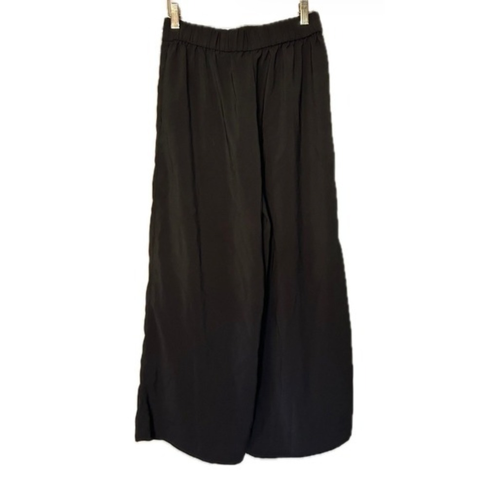 Zara Wide Leg Sailor Style Pleated Pants. Pockets. Elastic Waist Women's Size S - Picture 4 of 14